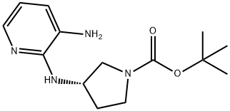 (S)-3-(3-AMino-pyridin-2-ylaMino)-pyrrolidine-1-carboxylic acid tert-butyl ester Structure