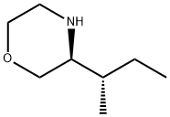 (S)-3-((S)-sec-butyl)Morpholine 구조식 이미지