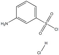 3-AMino-benzenesulfonyl chloride hydrochloride Structure