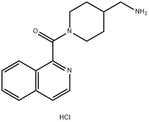 (4-AMinoMethyl-piperidin-1-yl)-isoquinolin-1-yl-Methanone hydrochloride 구조식 이미지