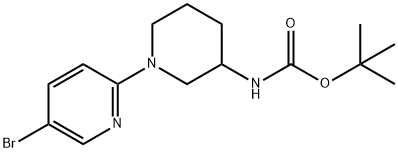 (5'-BroMo-3,4,5,6-tetrahydro-2H-[1,2']bipyridinyl-3-yl)-carbaMic acid tert-butyl ester Structure