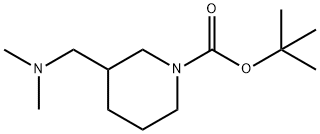 3-DiMethylaMinoMethyl-piperidine-1-carboxylic acid tert-butyl ester Structure