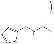 Isopropyl-thiazol-5-ylMethyl-aMine hydrochloride Structure