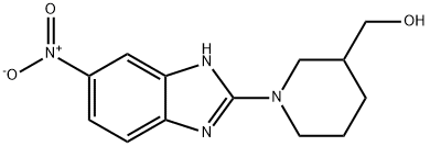 [1-(5-Nitro-1H-benzoiMidazol-2-yl)-piperidin-3-yl]-Methanol Structure