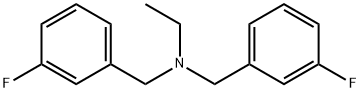 Ethyl-bis-(3-fluoro-benzyl)-aMine Structure