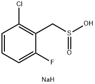 sodiuM (2-chloro-6-fluorophenyl)Methanesulfinate Structure