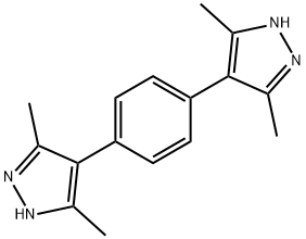 1H-Pyrazole, 4,4'-(1,4-phenylene)bis[3,5-diMethyl- Structure
