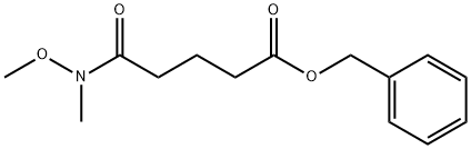 Benzyl 5-[Methoxy(Methyl)aMino]-5-oxopentanoate Structure