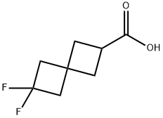 6,6-Difluoro-spiro[3.3]heptane-2-carboxylic acid Structure