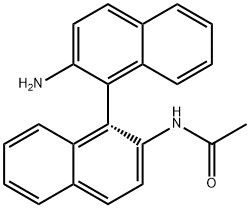 N-[(1R)-2'-aMino[1,1'-binaphthalen]-2-yl]-AcetaMide Structure