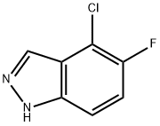 4-Chloro-5-fluoro-1H-indazole Structure