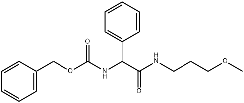 3-Methoxypropyl DL-N-Cbz-phenylglycinaMide Structure