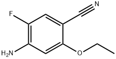 4-AMino-2-ethoxy-5-fluorobenzonitrile Structure