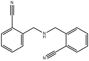 2,2'-(azanediylbis(Methylene))dibenzonitrile 구조식 이미지