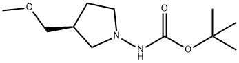 (S)-tert-butyl (3-(MethoxyMethyl)pyrrolidin-1-yl)carbaMate Structure