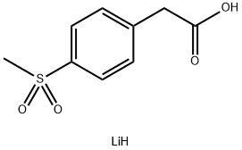 lithiuM 2-(4-(Methylsulfonyl)phenyl)acetate 구조식 이미지