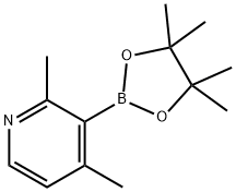 2,4-diMethyl-3-(4,4,5,5-tetraMethyl-1,3,2-dioxaborolan-2-yl)pyridine Structure
