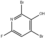 2,4-dibroMo-6-fluoropyridin-3-ol 구조식 이미지