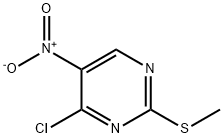 4-Chloro-2-(Methylthio)-5-nitropyriMidine Structure