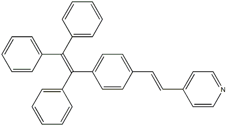 Pyridine, 4-[(1E)-2-[4-(1,2,2-triphenylethenyl)phenyl]ethenyl]- Structure