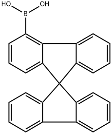 9,9'-Spirobi[9H-fluorene]-4-ylboronicacid Structure