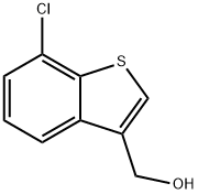 7-클로로벤조[b]티오펜-3-메탄올 구조식 이미지