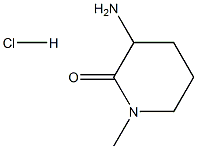 3-AMino-1-Methylpiperidin-2-one hydrochloride Structure