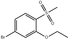 4-BroMo-2-ethoxy-1-Methanesulfonylbenzene Structure