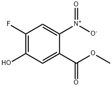 Methyl 4-fluoro-5-hydroxy-2-nitrobenzoate 구조식 이미지