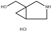 3-Azabicyclo[3.1.0]hexane-1-Methanol hydrochloride 구조식 이미지