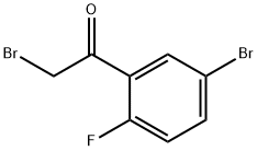 2-broMo-1-(5-broMo-2-fluorophenyl)ethanone Structure