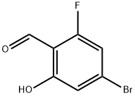 4-broMo-2-fluoro-6-hydroxybenzaldehyde Structure