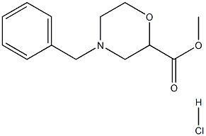 Methyl 4-BenzylMorpholine-2-carboxylate Hydrochloride Structure