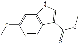6-Methoxy-5-azaindole-3-carboxylic acid Methyl ester Structure