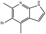 5-BroMo-4,6-diMethyl-7-azaindole Structure