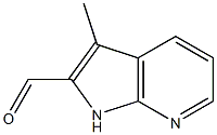 3-Methyl-7-azaindole-2-carbaldehyde Structure