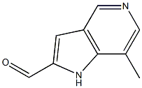 7-Methyl-5-azaindole-2-carbaldehyde Structure