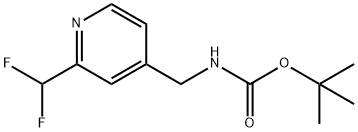 tert-Butyl (2-(difluoroMethyl)pyridin-4-yl)MethylcarbaMate Structure