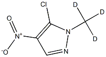 5-chloro-1-(Methyl-d3)-4-nitro-1H-Pyrazole 구조식 이미지