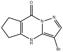 3-BroMo-6,7-dihydro-4H-cyclopenta[d]pyrazolo[1,5-a]pyriMidin-8(5H)-one Structure