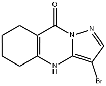 3-BroMo-5,6,7,8-tetrahydropyrazolo[5,1-b]quinazolin-9(4H)-one 구조식 이미지