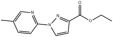 Ethyl 1-(5-Methylpyridin-2-yl)-1H-pyrazole-3-carboxylate Structure