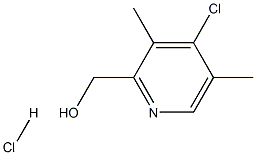 (4-Chloro-3,5-diMethylpyridin-2-yl)Methanol Hydrochloride 구조식 이미지