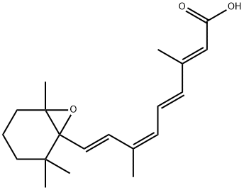 9-cis-5,6-Epoxy-5,6-dihydro-retinoic Acid 구조식 이미지