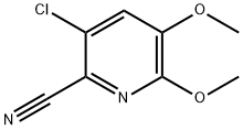 3-Chloro-5,6-diMethoxypicolinonitrile Structure