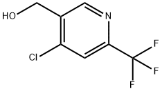 (4-chloro-6-(trifluoroMethyl)pyridin-3-yl)Methanol Structure