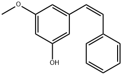 (Z)-3-Hydroxy-5-Methoxystilbene Structure