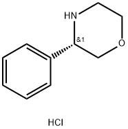 (3S)-3-Phenyl-Morpholine HCl 구조식 이미지