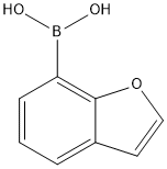 Benzofuran-7-boronic acid 구조식 이미지
