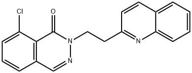 8-chloro-2-(2-(quinolin-2-yl)ethyl)phthalazin-1(2H)-one Structure